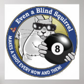 Blinde eekhoornpool poster (Voorkant)