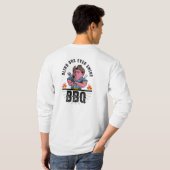 Blinde eenzijdige, langwerpige hoes t-shirt (Achterkant volledig)