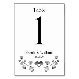 Blinde en Witte Eucalyptus Crest Weddenschap Kaart