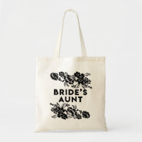 Blinde en Witte Moderne Floral Accent Bride tante