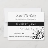 Blinde en witte sinaasappelen | Weddenschap Save t Save The Date (Voorkant)