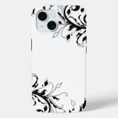 Blinde en witte vispellijnen | iPhone Case (Achterkant)