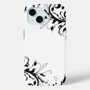Blinde en witte vispellijnen   iPhone Case