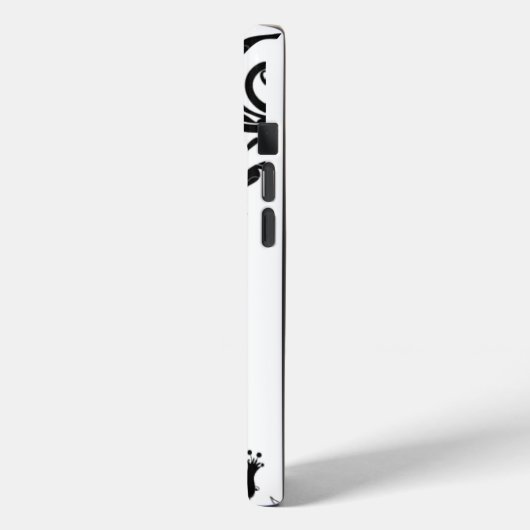 Blinde en witte vispellijnen | iPhone Case (Achterkant / Links)