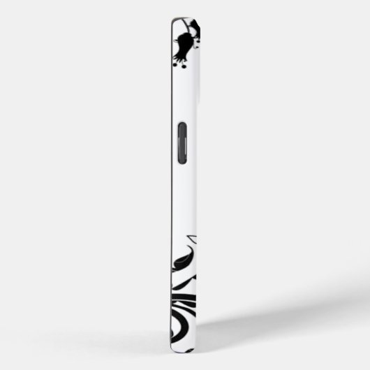 Blinde en witte vispellijnen | iPhone Case (Achterkant / Rechts)