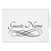 Blinde gasten met trouwerijzitjes (Voorkant Horizontaal)