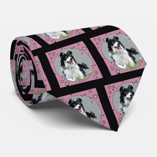 Blinde halsketting stropdas (Opgerold)