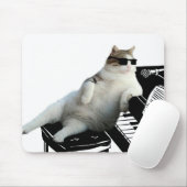 Blinde kattenpianist muismat (Met muis)