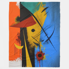 Blinde kunstdeken fleece deken