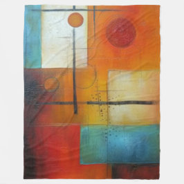 Blinde kunstdeken fleece deken