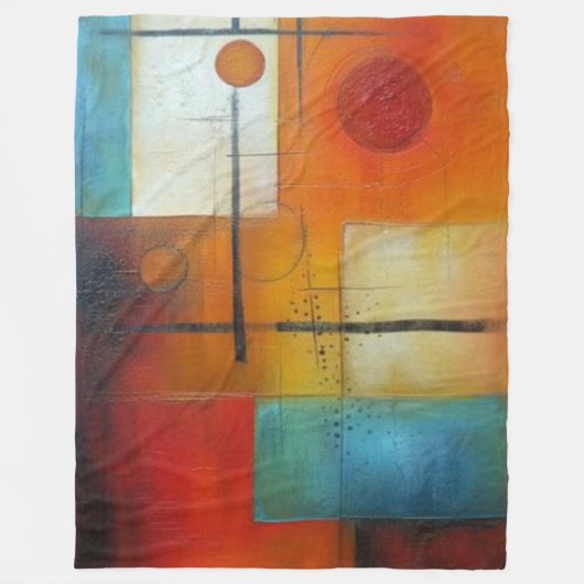 Blinde kunstdeken fleece deken (Voorkant)