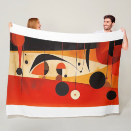 Blinde kunstdeken fleece deken