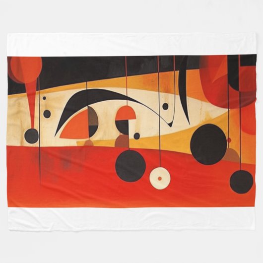 Blinde kunstdeken fleece deken (Voorkant (Horizontaal))