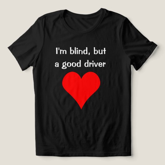 Blinde meisjes kunnen alles doen Disability Pride Tri-Blend Shirt (Design voorkant)