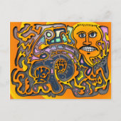 Blinde moddervlechten #1 briefkaart (Voorkant)