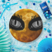 Blinde ogen papieren bordje (Feest)