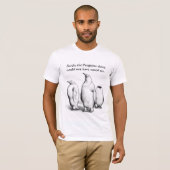 Blinde pinguïns, in de bergen van de waanzin T T-shirt (Voorkant volledig)