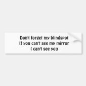 Blinde pot bumpersticker (Voorkant)