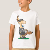 Blinde referentie die een fluitje T-shirt blaast (Voorkant)