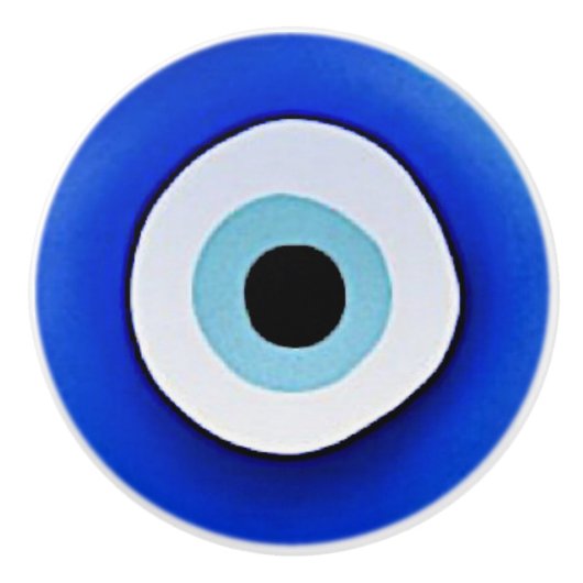 Blinde ronde, ronde, keramische, witte rok/knop keramische knop (Voorkant)