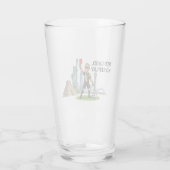 Blinde Scheidsrechter Rode Kaart Glas (Achterkant)