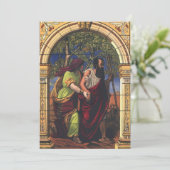 Blinde Tobit en vrouw Anna, Oude Religie Kaart (Staand voorkant)