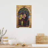 Blinde Tobit en vrouw Anna, Vintage Religie Poster (Keuken)