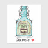 Blinde wormen steken Shakespeare Macbeth Sticker (Vel)