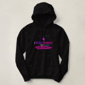 Blinden bewustmaking braille Sweatshirt (Design voorkant)