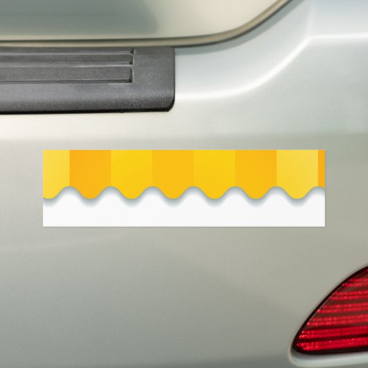 Blinden Bumpersticker (Op auto)