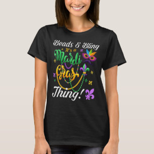 Blinden en knuppelen Het is een Mardi Gras Thing M T-shirt
