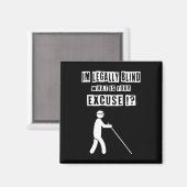 Blinden persoon cadeau 3 december 2022 Internati Magneet (Voorkant / Achterkant)