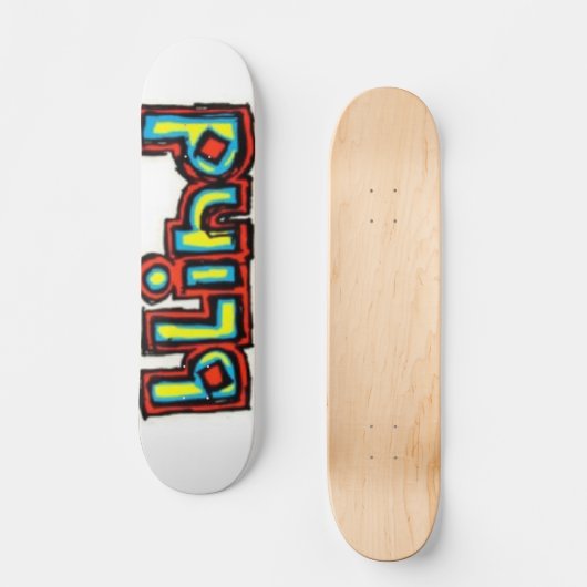blindenbord persoonlijk skateboard (Voorkant)