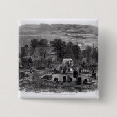 Blindenbrigade Vierkante Button 5,1 Cm (Voorkant)