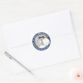 Blindeneekhoorn Golf Vierkante Sticker (Envelop)