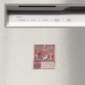 Blindengodin Fortune met koning Arthur Magneet (Insitu (Vaatwasser))