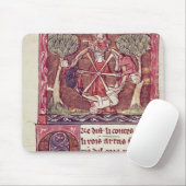 Blindengodin Fortune met koning Arthur Muismat (Met muis)