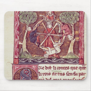 Blindengodin Fortune met koning Arthur Muismat