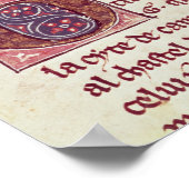 Blindengodin Fortune met koning Arthur Poster (Hoek)