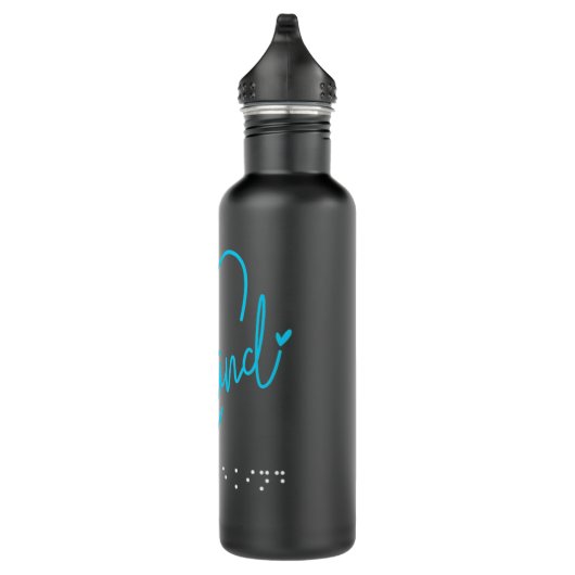 Blindenkennis braille waterfles  (Rechts)