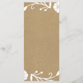 Blindenkruid met flora en fauna menu (Achterkant)