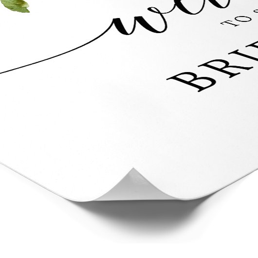 Blindenroze flessen Botanisch Vrijgezellenfeest We Poster (Hoek)