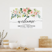 Blindenroze flessen Botanisch Vrijgezellenfeest We Poster (Keuken)