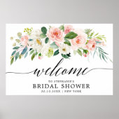 Blindenroze flessen Botanisch Vrijgezellenfeest We Poster (Voorkant)