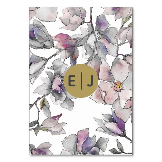 Blindenroze goudbloem Tuin Botanische bruiloft Kaart (Achterkant)