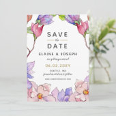 Blindenroze goudbloem Tuin Botanische bruiloft Kaart (Staand voorkant)