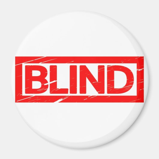 Blindenstempel Magneet (Voorkant)