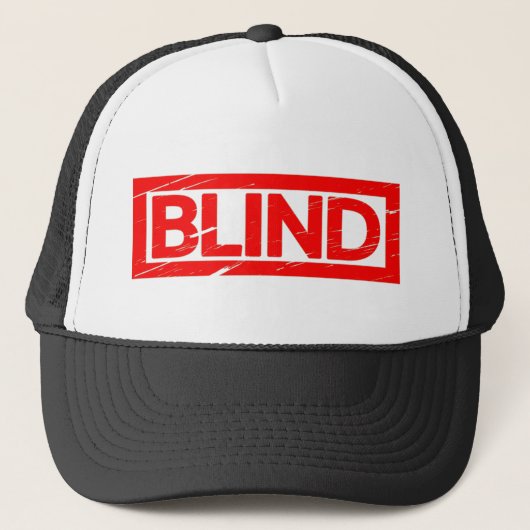 Blindenstempel Trucker Pet (Voorkant)