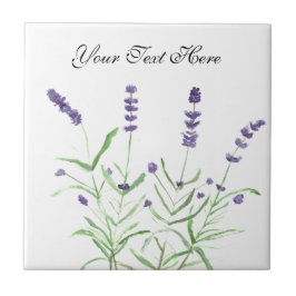 Blinderbloembloemen paarse planten tegeltje