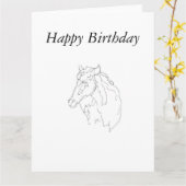 Blindering van het Wenskaart van de geboorte Teken Kaart (Gele Bloem)